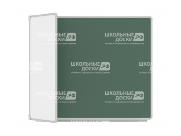Двухэлементная магнитная доска комбинированная 150x85 см ДО-23к