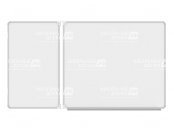 Двухэлементная магнитная доска для маркера 150x85 см ДО-23б