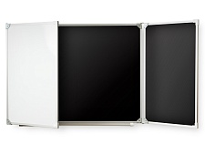 Доска черная меловая и маркерная (комбинированная) магнитная 300х100 см ДКч 3.32