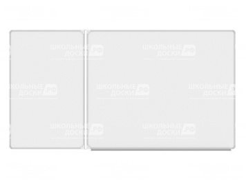 Двухэлементная магнитная доска для маркера 225х120 см ДО-27б