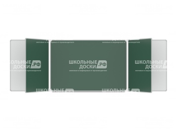 Пятиэлементная магнитная доска комбинированная 300x100 см ДО-52к