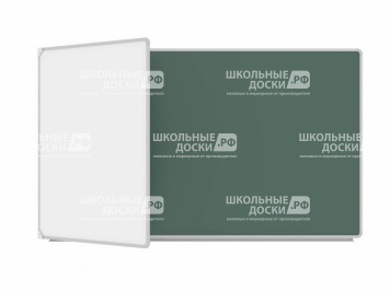 Двухэлементная магнитная доска комбинированная 255х100 см ДО-24к