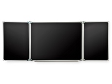 Доска меловая магнитная черная 200х85 см ДЧ 3.33