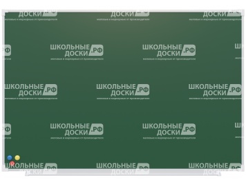 Одноэлементная магнитная меловая доска 150х100 см эмаль ДЗ 1.12