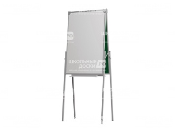 Мольберт магнитный для мела и маркера 75х50 см МО-20к