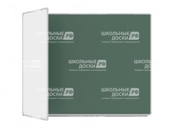 Двухэлементная магнитная доска комбинированная 225х120 см ДО-27к