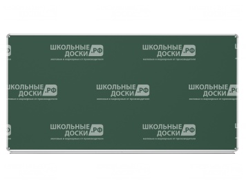Одноэлементная магнитная меловая доска 200х100 см ДО-15з