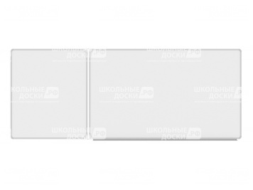 Двухэлементная магнитная доска для маркера 255х100 см ДО-24б
