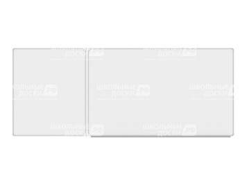 Двухэлементная магнитная доска для маркера 300х120 см ДО-29б