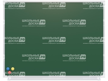 Одноэлементная магнитная меловая доска 100х75 см эмаль ДЗ 1.11