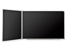 Доска меловая магнитная черная 225х100 см ДЧ 2.22