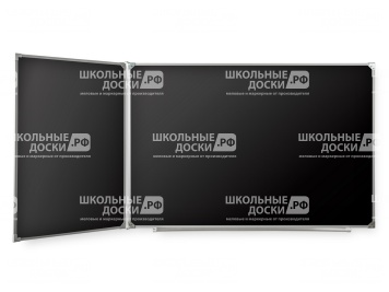 Доска меловая магнитная черная 225х100 см ДЧ 2.22